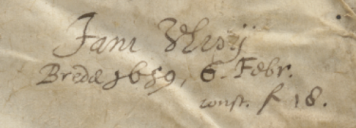 Van Vliet's signature