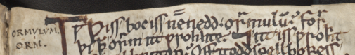 Folio 9r Ormulum Names